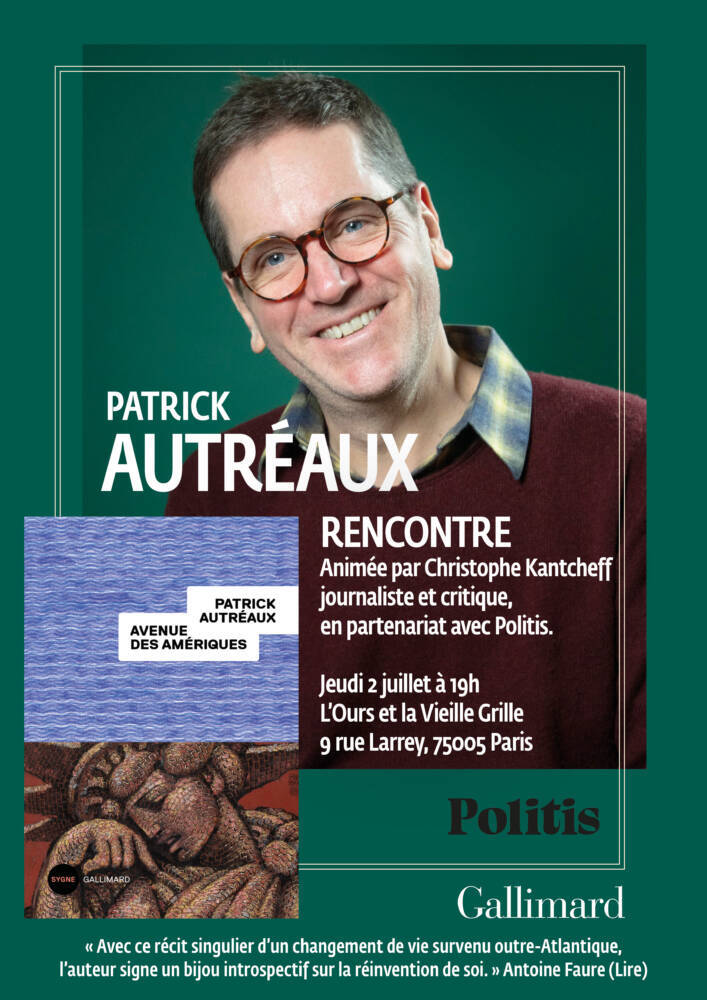 Rencontre avec Patrick Autréaux animée par Christophe Kantcheff.