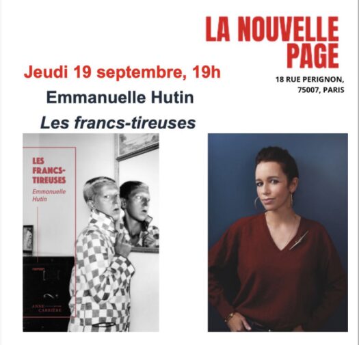 Rencontre avec Emmanuelle Hutin à la librairie la Nouvelle Page