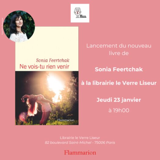 Lancement de<em> Ne vois-tu rien venir</em> de Sonia Feertchak