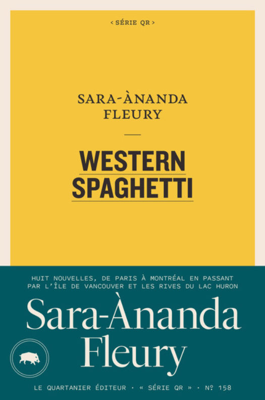 Sara-Ànanda Fleury in bookstore October 22