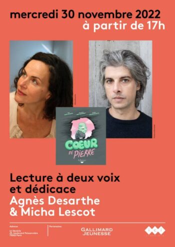 Lecture d’Agnès Desarthe &amp; Micha Lescot à Librairie Ici 