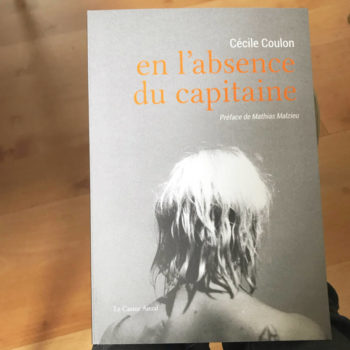 A new book of poetry by Cécile Coulon